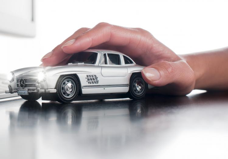 Click Car: Wireless Car Shaped Computer Mouse - Mercedes Benz Computer Mouse