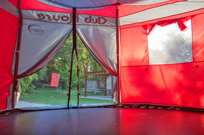 Clubhouse Trampoline Cover Tent - Propel Giant trampoline tent cover kids fort