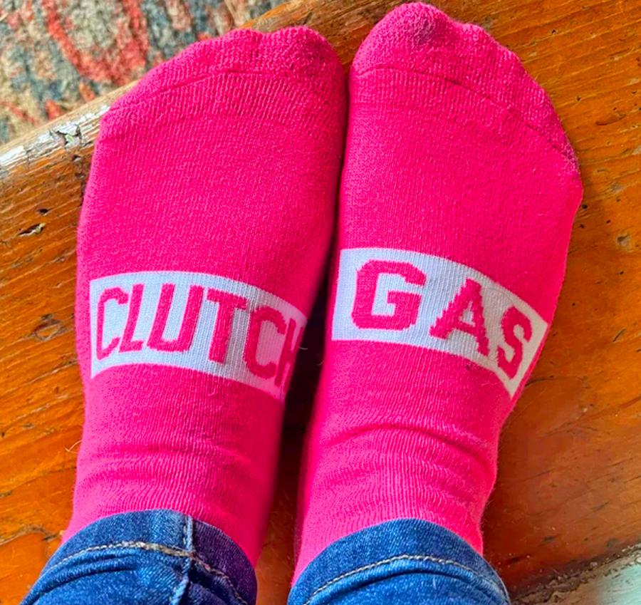 Funny Clutch Gas Socks For Manual Transmission Car Drivers