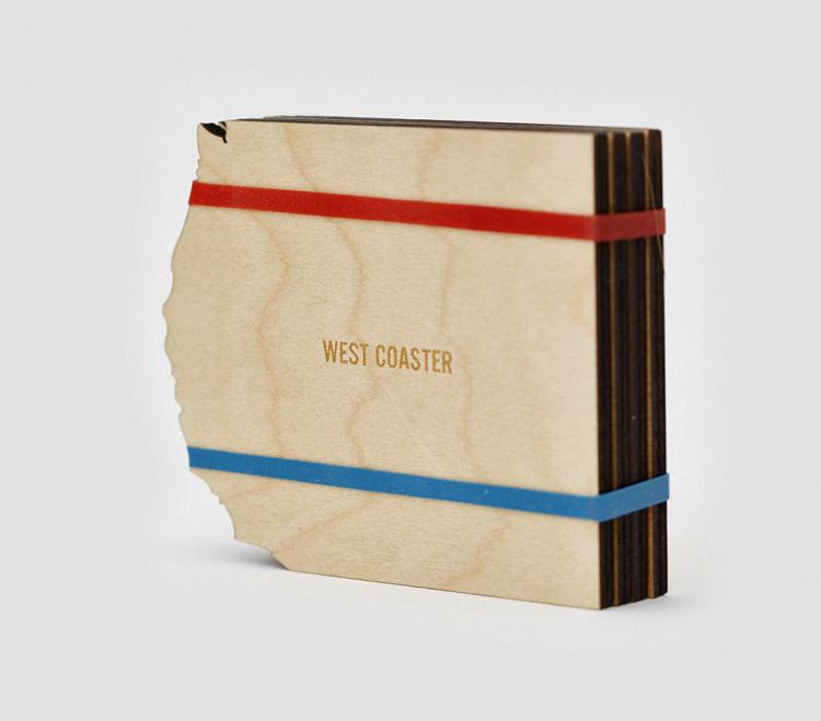 Coast Coasters - East and West Side Wooden Coasters