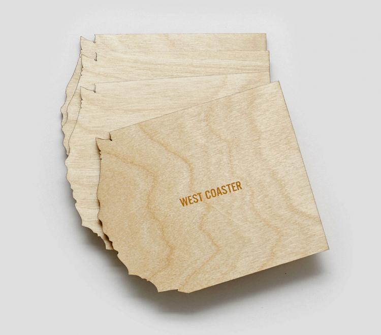 Coast Coasters - East and West Side Wooden Coasters