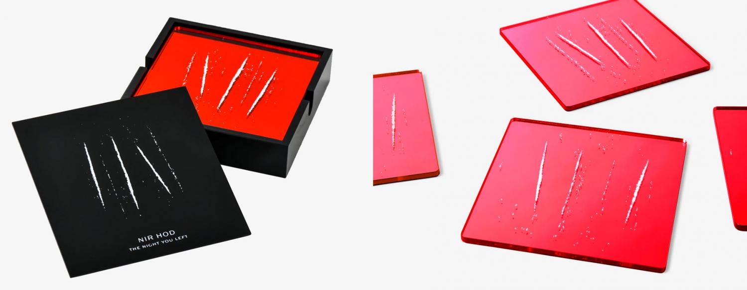 Cocaine Coasters - Mirror Coasters With Fake Lines Of Coke On Them
