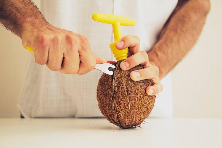 Cococrack Easy Coconut Opener - Safest coconut opener - Best coconut opener