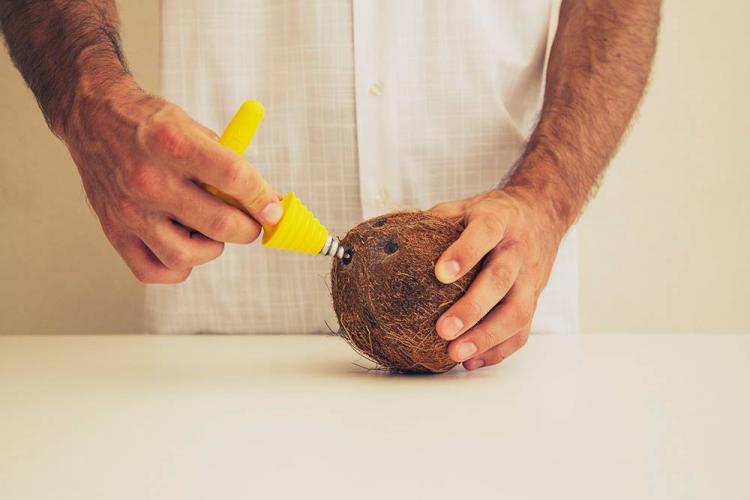 Cococrack Easy Coconut Opener - Safest coconut opener - Best coconut opener