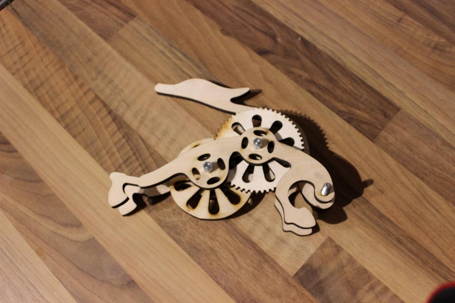 Trotify galloping horse bicycle accessory with coconuts - Monty Python bike gadget