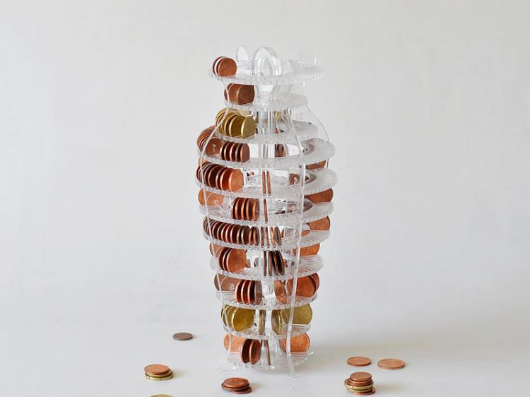 Coin Organizing Vase