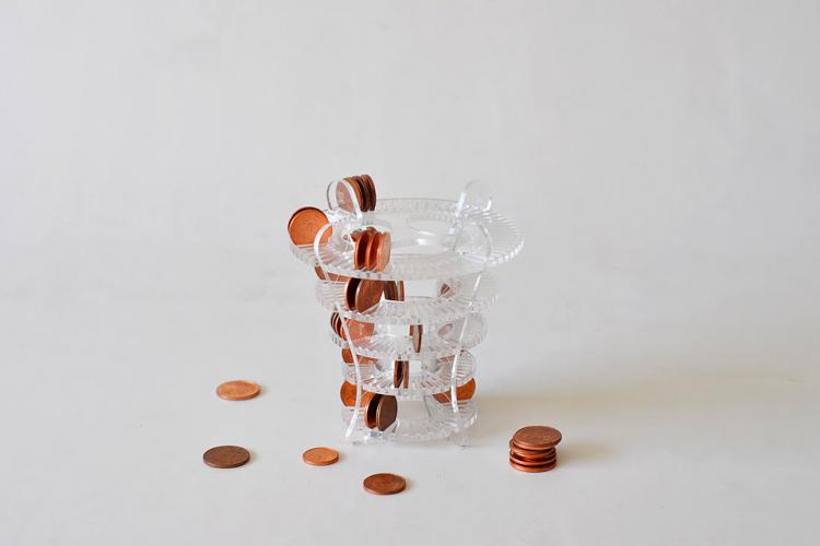 Coin Organizing Vase