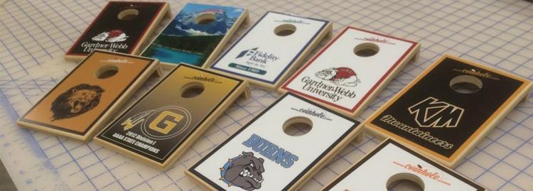 Coinhole - Combo cornhole bag toss and quarters college drinking game - mini cornhole and quarters party game