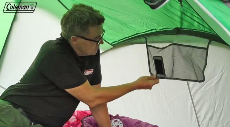 Coleman pop-up tent - 4-person camping tent sets up in seconds - Coleman Galiano