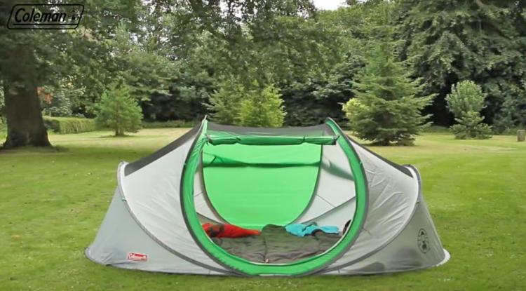 Coleman pop-up tent - 4-person camping tent sets up in seconds - Coleman Galiano