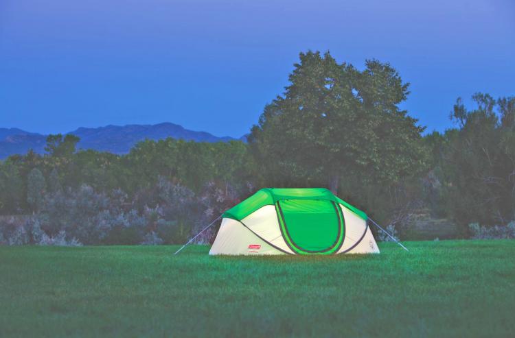 Coleman pop-up tent - 4-person camping tent sets up in seconds - Coleman Galiano