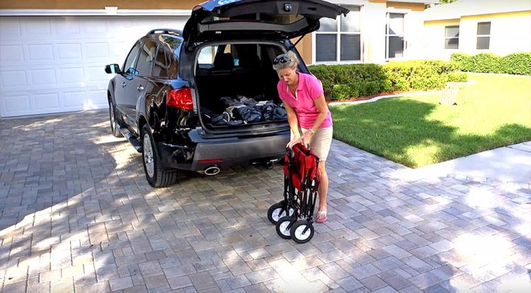 Mac Sports Collapsible Utitlity Wagon - Foldable Wagon for - Camping wagon - Beach wagon - Sports Games Wagon