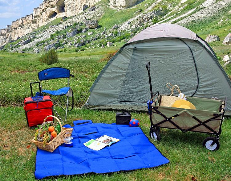Mac Sports Collapsible Utitlity Wagon - Foldable Wagon for - Camping wagon - Beach wagon - Sports Games Wagon
