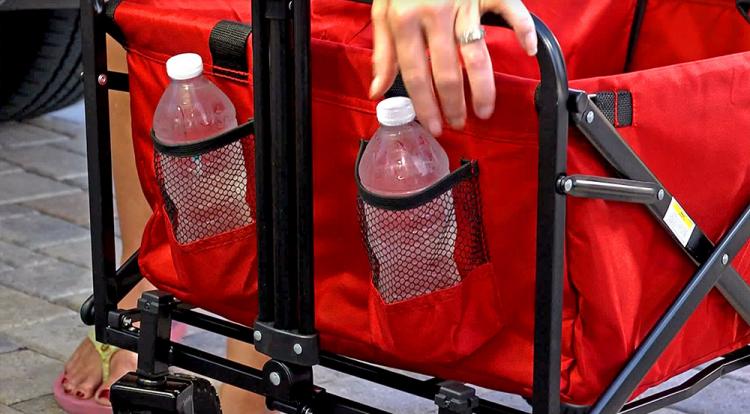 Mac Sports Collapsible Utitlity Wagon - Foldable Wagon for - Camping wagon - Beach wagon - Sports Games Wagon