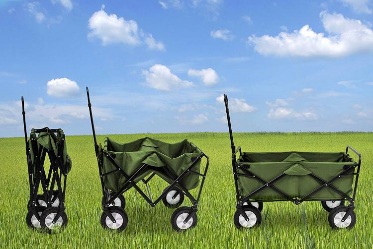 Mac Sports Collapsible Utitlity Wagon - Foldable Wagon for - Camping wagon - Beach wagon - Sports Games Wagon