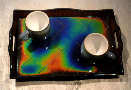 Color Changing Shower Tile - Shower Tile Changes Color Depending On The Temperature of Water - Heat sensitive bathroom tile
