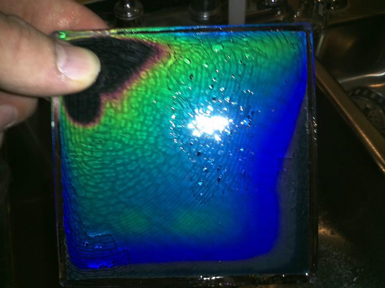 Color Changing Shower Tile - Shower Tile Changes Color Depending On The Temperature of Water - Heat sensitive bathroom tile