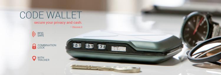 3-Digit Locking Code Wallet