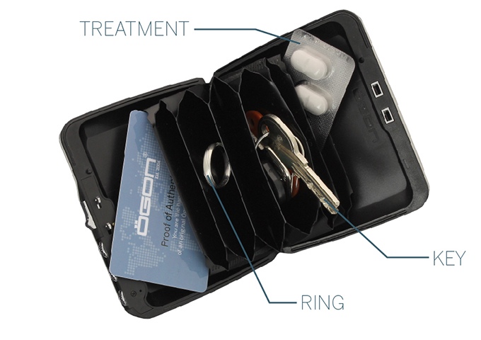 3-Digit Locking Code Wallet