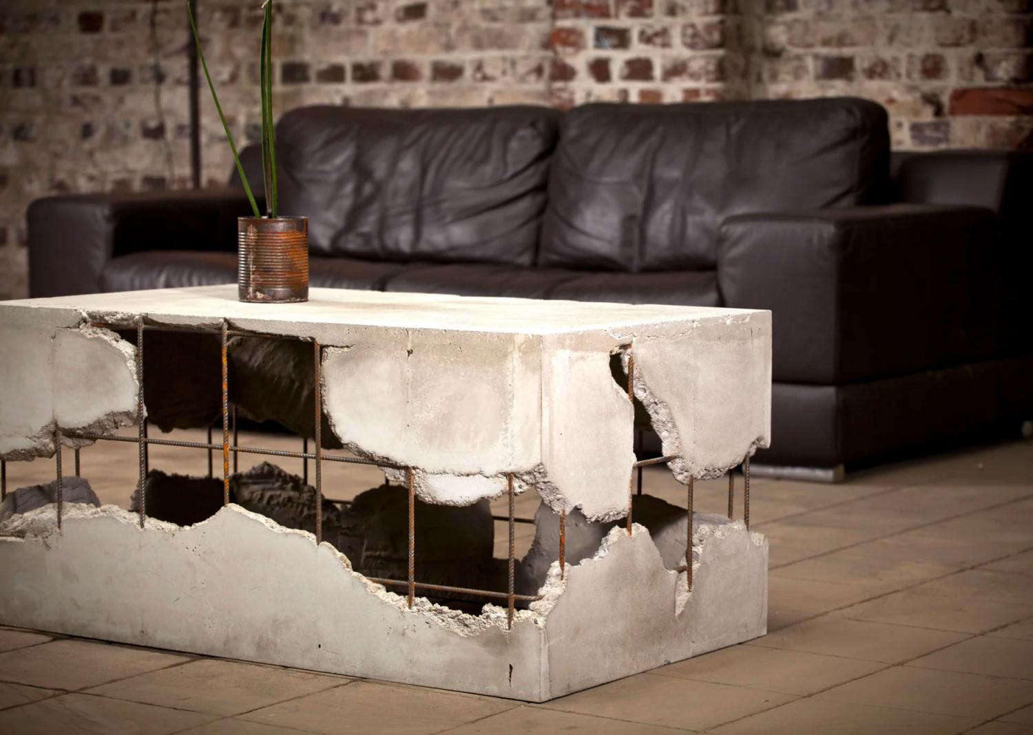 Concrete Coffee Tables Industrial Design