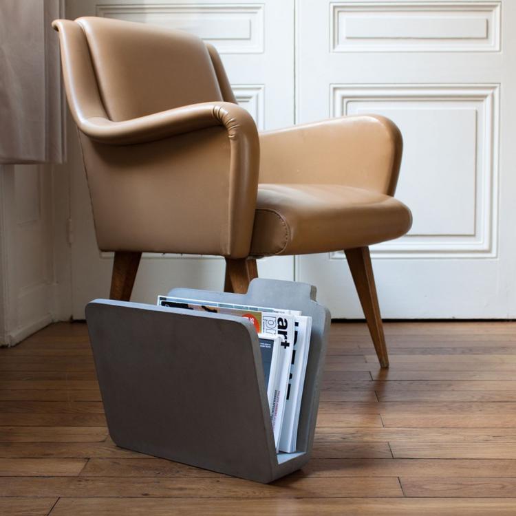 Concrete Folder Shaped Magazine Holder
