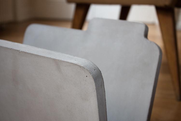 Concrete Folder Shaped Magazine Holder