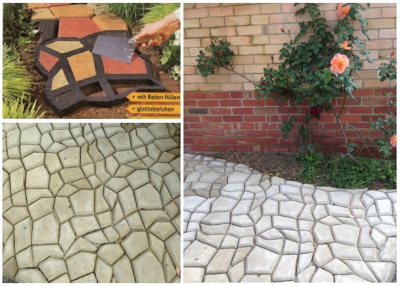 Concrete Stone Walkway Molds