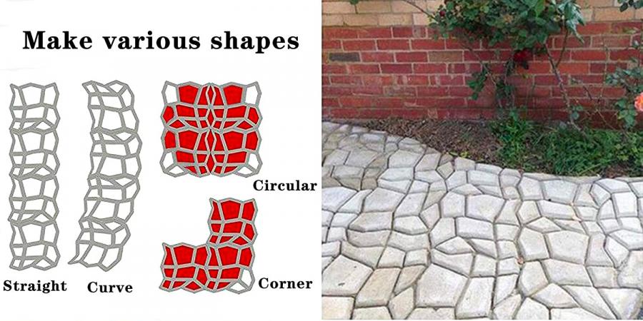Concrete Stone Walkway Molds