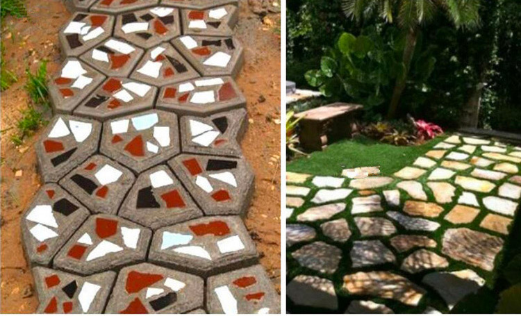 Concrete Stone Walkway Molds