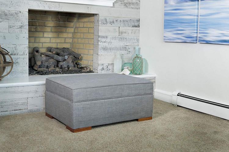 Convertible Ottoman Turns Into a Pullout Hideaway Guest Bed - Ottoman cot