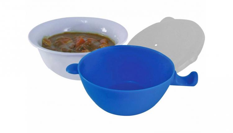 Cool Touch Microwave Bowl - Keeps Cool After Microwave