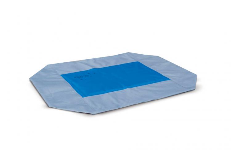Cooling Outdoor Dog Lounger With Cold Water Bladder Keeps Pooch Cool In Hot Summer