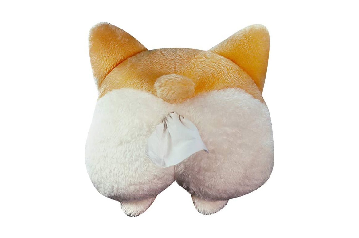 Corgi Butt Car Tissue Dispenser