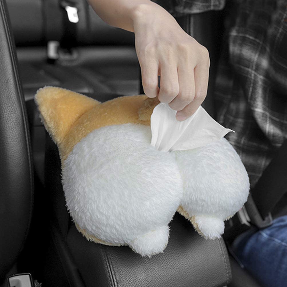 Corgi Butt Car Tissue Dispenser