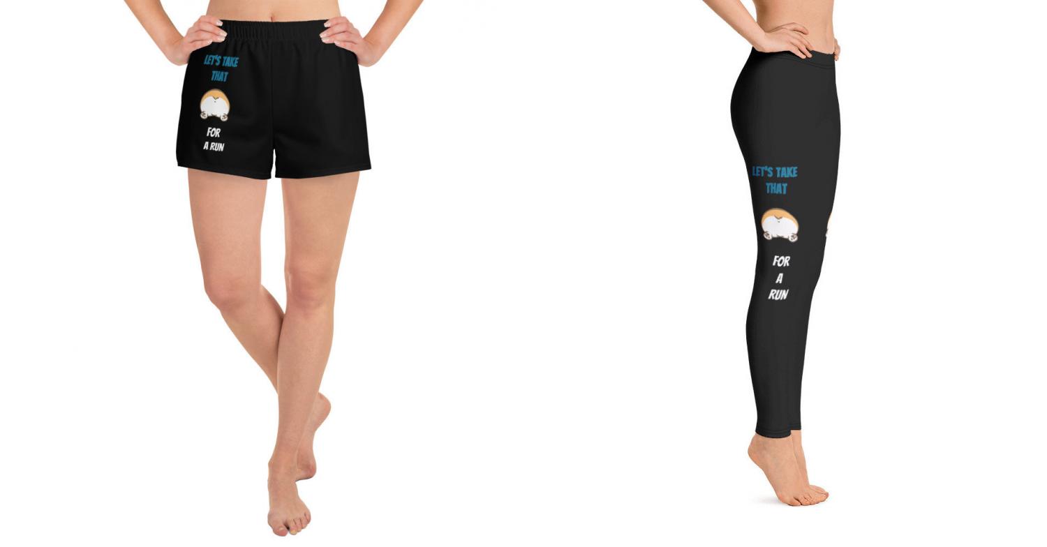 Corgi Butt Leggings - Corgi butt yoga pants turn your booty into a corgi butt