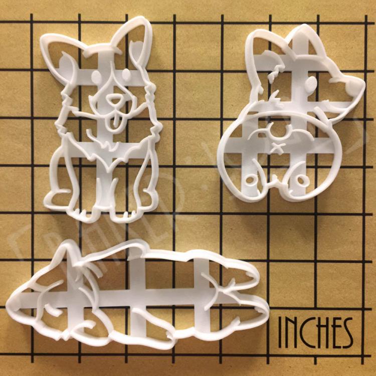 Corgi Cookie Cutters - Corgi Shaped Cookies