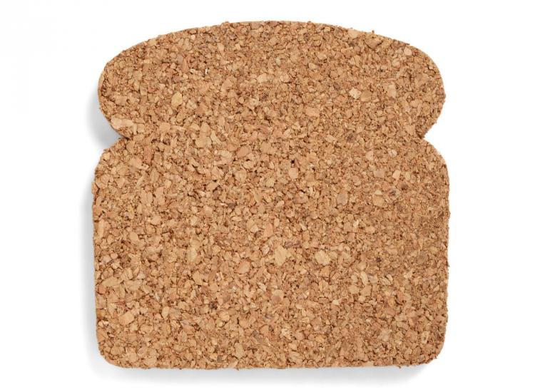 Cork Toast Coasters - Toast It Coasters - Bread Shaped Cork Coasters