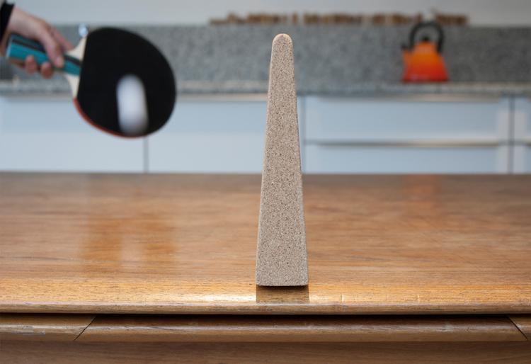 Cork Ping Pong Net - CorkNet - Cork Table Tennis Net Doubles as a Trivet