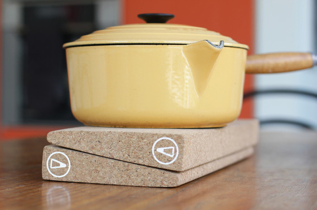 Cork Ping Pong Net - CorkNet - Cork Table Tennis Net Doubles as a Trivet
