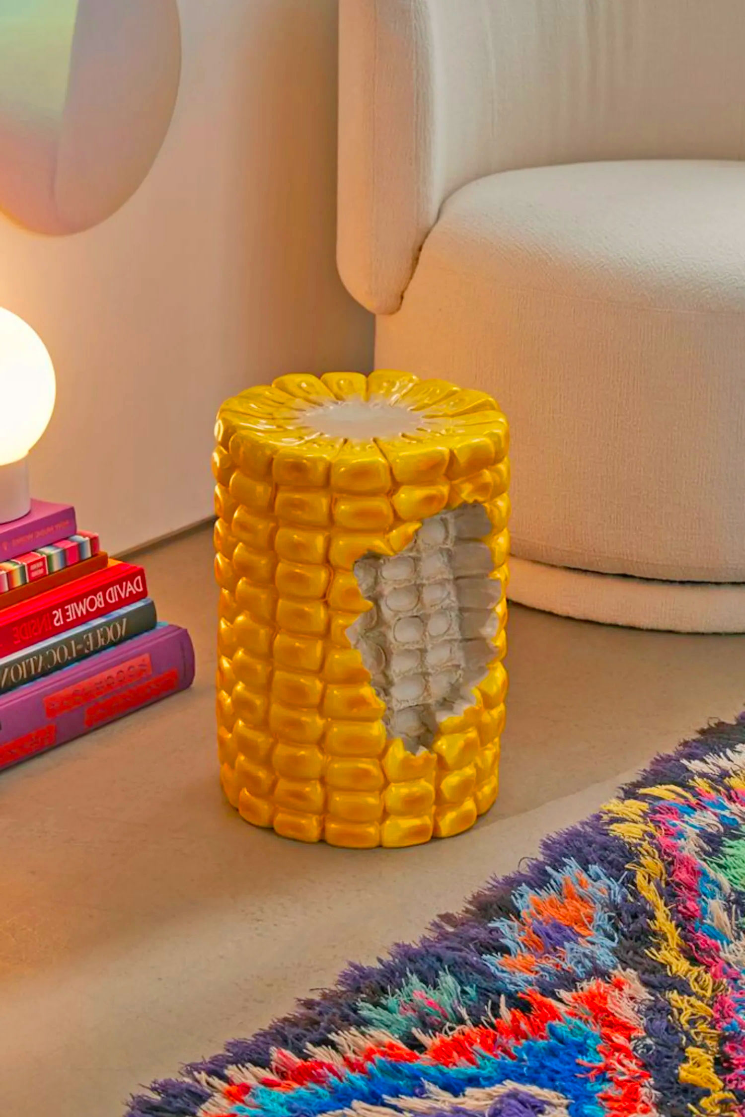 Corn Cob Stool - Corn shaped side table