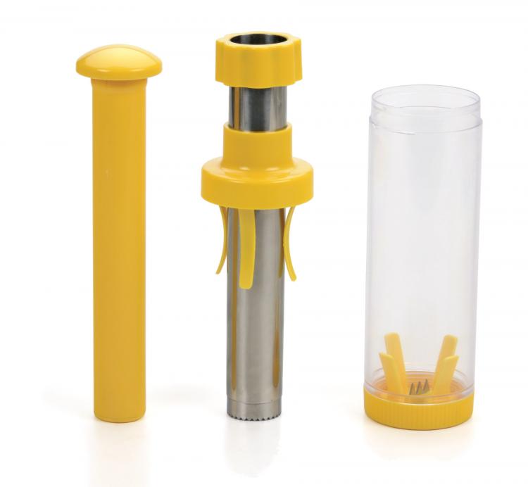 RSVP Deluxe Corn Stripper - Corn Stripper removes kernels from corn cobs in seconds