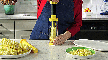 RSVP Deluxe Corn Stripper - Corn Stripper removes kernels from corn cobs in seconds