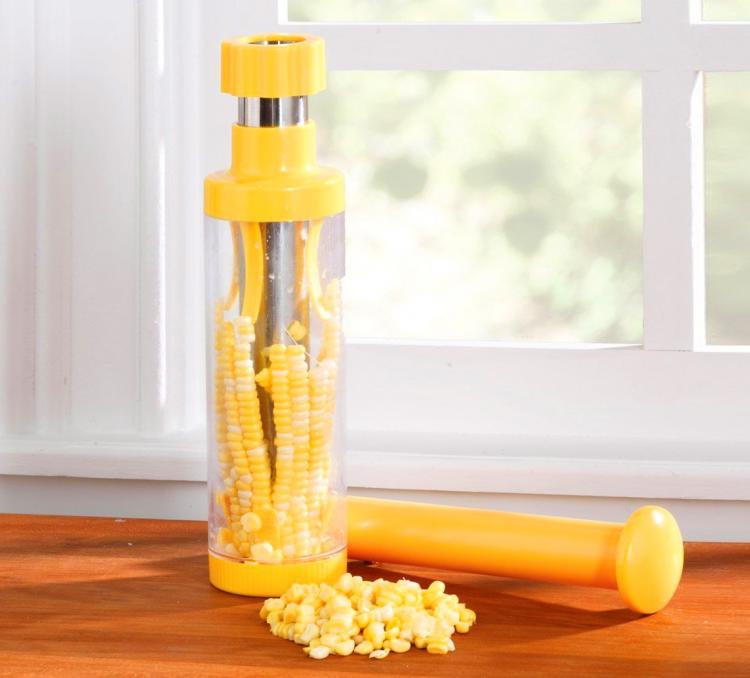 RSVP Deluxe Corn Stripper - Corn Stripper removes kernels from corn cobs in seconds