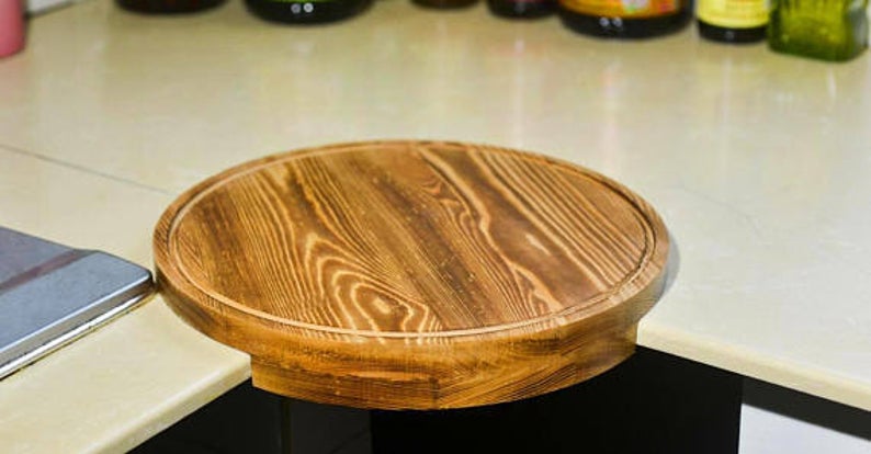 Corner Cutting Board - Corner Counter Cutting Board Attaches to corner of counter