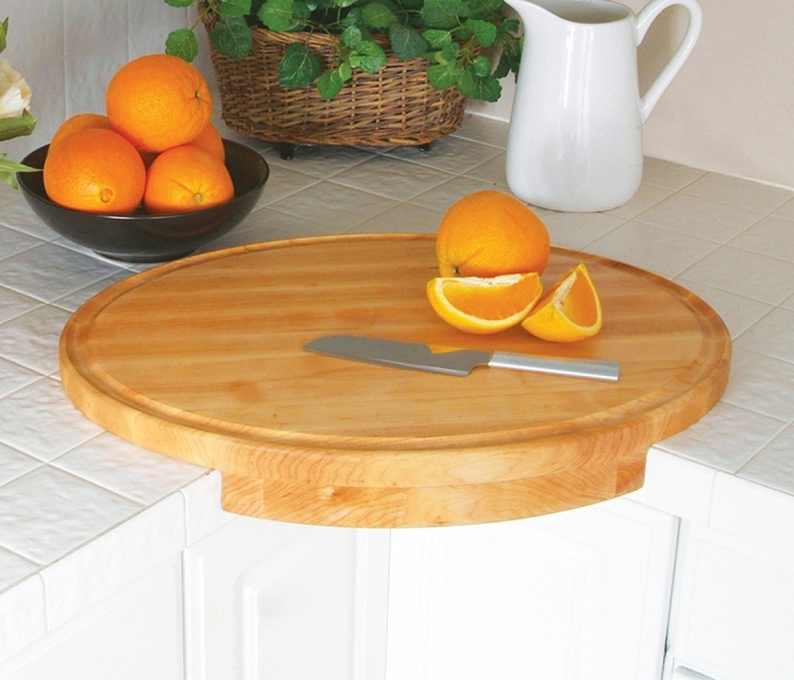 Corner Cutting Board - Corner Counter Cutting Board Attaches to corner of counter