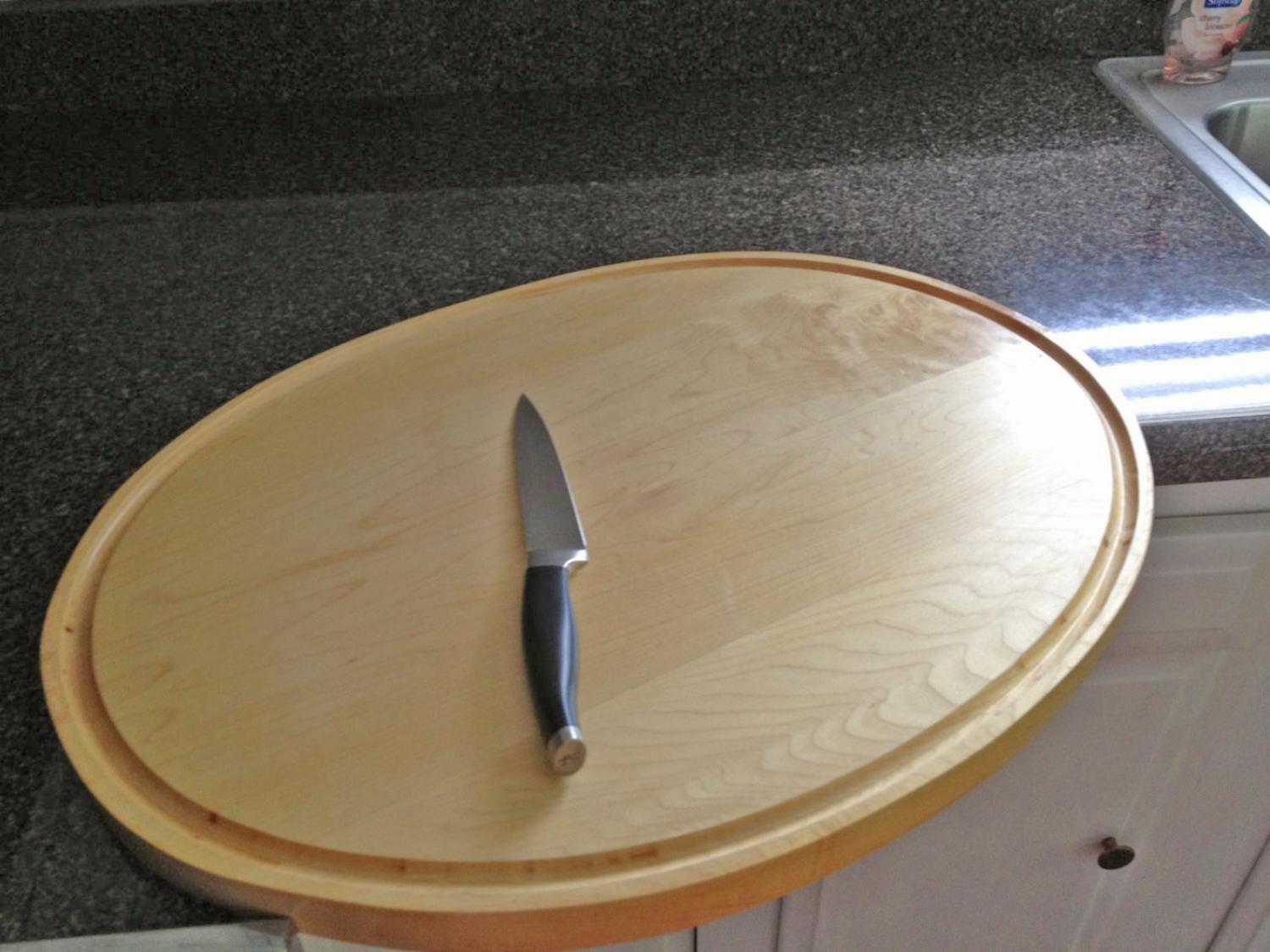 Corner Cutting Board - Corner Counter Cutting Board Attaches to corner of counter