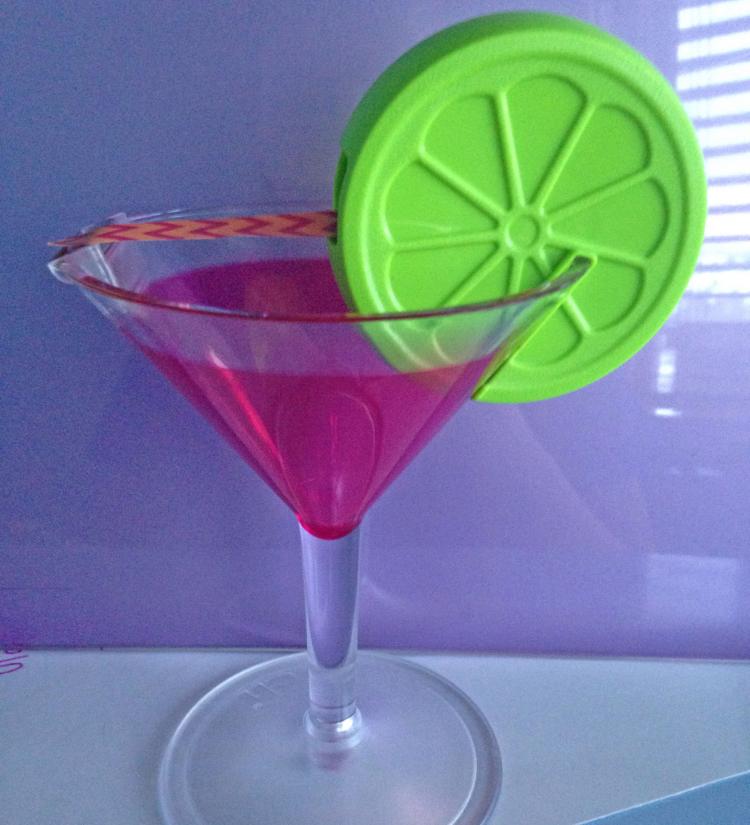 Cosmo Cocktail Glass Tape Dispenser