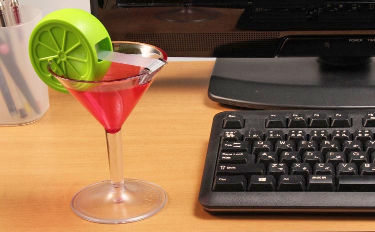 Cosmo Cocktail Glass Tape Dispenser