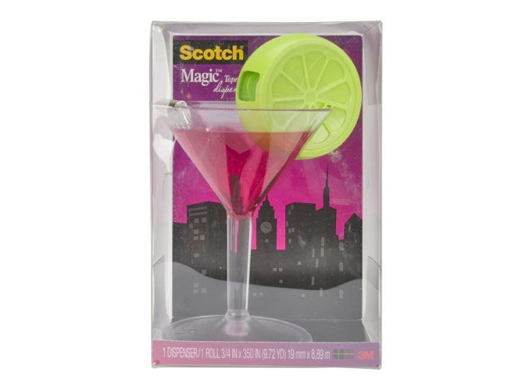 Cosmo Cocktail Glass Tape Dispenser