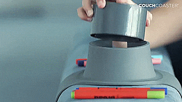 Couch Coaster - Weighted Drink Holder For Couch or Chair Armrest - Rest Drinks On armrest of couch